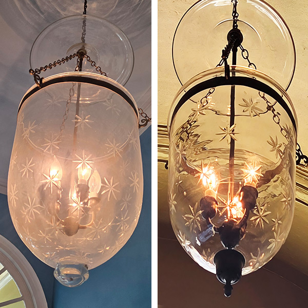 Chandelier Cleaning - Before and After